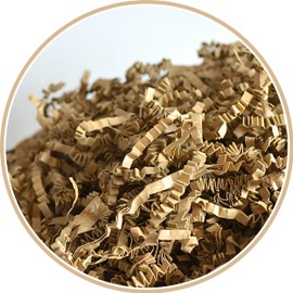 ARKANSIA - 200 g Shredded Paper for Filling Gift Boxes & Gift Baskets - Kraft Paper, Crimping, Padding, Protection, Decoration, Wedding, Party, Birthday (Kraft 200 g)