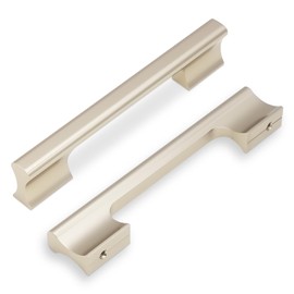 POVEFONK 10 Pack 5 Inch Champagne Bronze Kitchen Cabinet Handles Cabinet Pulls Gold Drawer Pulls Kitchen Cabinet Hardware Kitchen Handles Drawer Pulls Dresser Handles