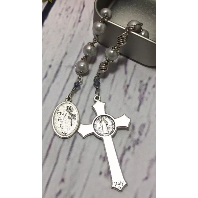 St. Christopher Single Decade Rosary| Catholic Rosary — Handmade