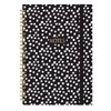 A5 Notebook Black & White Polka Dots Notes Planner Wiro