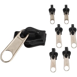 6 Pcs Black Universal Instant Fix Zipper Repair Kit Replacement Zip Slider Teeth Zippers Design Arts, Crafts and Sewing Zippers Fasteners