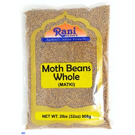 Rani Moth Beans Whole 32oz (2lbs) 908g ~ All Natural | Gluten Friendly | Non-GMO | Vegan | Indian Origin