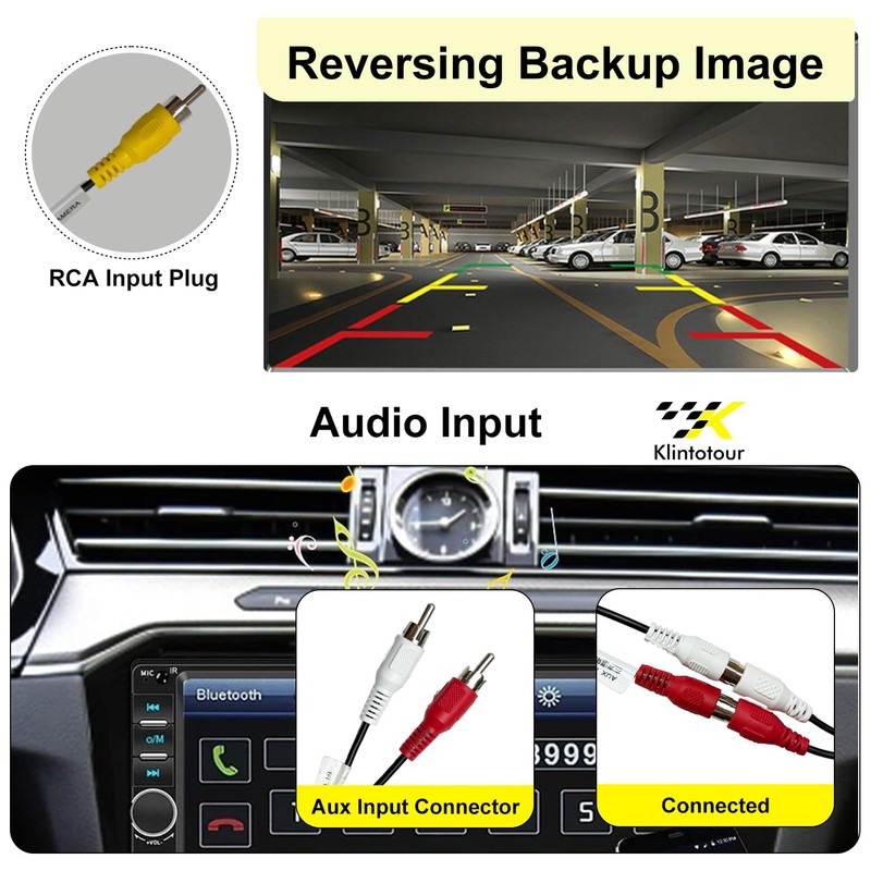 Aftermarket Radio Backup Camera RCA Harness Adapter, 16-Pin Car Stereo