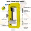 YUEHISY Adjustable Door Hinge Mortiser Kit - 3" to 5"