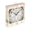 Outside In Henley Wall Clock & Thermometer 12"