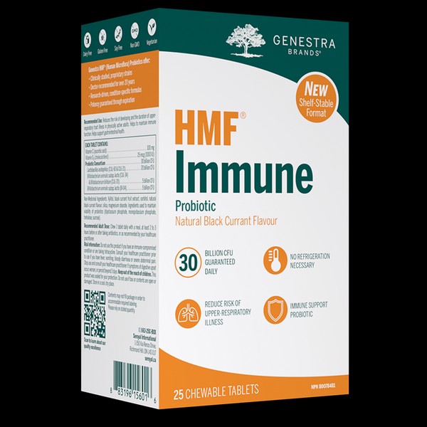 Genestra HMF Immune (Shelf Stable) 25 Chewable Tablets