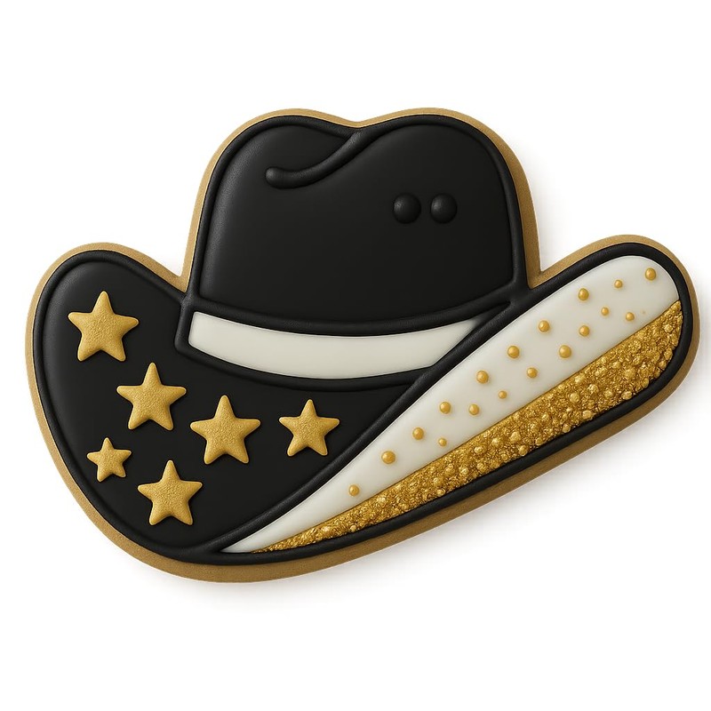 Cowboy Hat and Boot Cookie Cutter Set (4.25" Each) -
