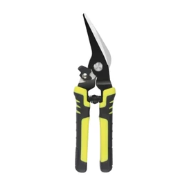 Versatile Scissors, Powerful Scissors, Total Length: Approx. 8.1 inches (207 mm), Iron Cutting Shears, Metal Cutting Shears, Sheet Metal Scissors, Spring Loaded Handle, Metal/Cardboard/Cloth/Cardboard