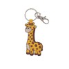 [HINIHAO HI,] 1 pc Giraffe Double Sided Embroidery Keychain