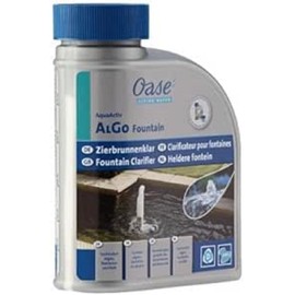 OASE 51278 AquaActiv AlGo Fountain Zierbrunnenklärer, 500 ml - effektiver Zierbrunnenreiniger für Zierbecken / ideal als schnelle Hilfe gegen Algen und Kalk in Dekobrunnen, Zierbrunnen