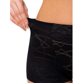 Sodacoda Women's Stylish Butt Push-Up Bodice Panties - Round Sexy Butt in Seconds, black, M