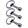 SING F LTD 3pcs Triangle Utility Key Gas Cabinet Electric