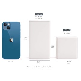 Tianhui Square Tin Can Empty Cube Steel Box Storage Container kit 85mm Series for Treats, Gifts, Favors, Loose Tea, Coffee and Crafts (Gold, 2*Small (3.35x3.35x3.35"))