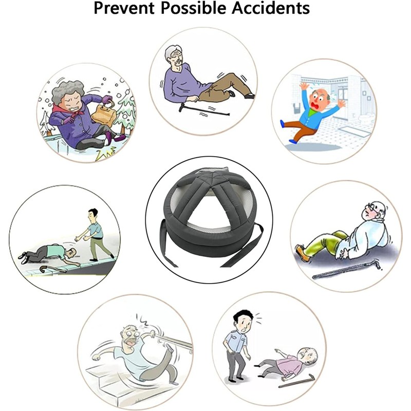 Pupule holomua Head Guard for Adults, Elderly, Nursing, Rehabilitation, Headfalls,
