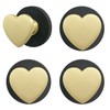 ZH-ZHENGHENG 4pcs Heart Coat Hook,Magnetic Hooks Heavy Duty for Classroom