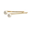 Vingtaine H-598 Single Grain Cotton Pearl Hair Pin Set of