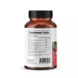 Natural Vida Blood Circulation (1), 150 Capsules, Butchers Broom, Cayenne, Hawthorn, Diosmin
