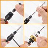 UNOSEKS Countersink with Depth Stop, 6-Piece Countersink Drill Bit Set,