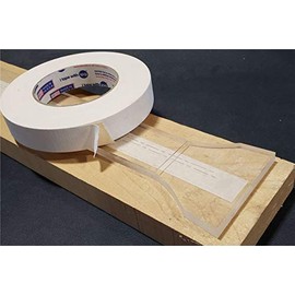 Philadelphia Luthier Tools & Supplies Router Template/CNC Double Sided MOUNTING Masking Tape 1" X 36YDS