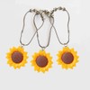 Sunflower Shower Curtain Hooks Rustproof Stainless Steel Decorative Shower Curtain