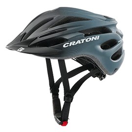 Cratoni Unisex - Adult Pacer Jr Helmet, Black/Grey Matt, M