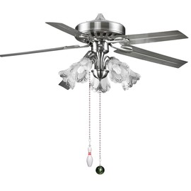 Hyamass 2 colgantes de 12 pulgadas para ventilador de techo, extensor de cadena con conector de cadena de bola