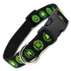 Irish Dog Collar with Celtic Knots on Black, Small Dogs