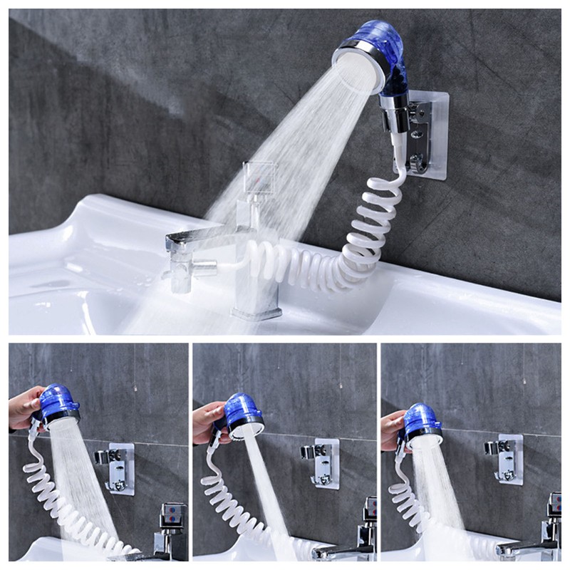 Pressurized Household Handhled Shower Sprayer Hand Shower Faucet Kit Hair