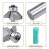 sourcing map Chamfer Router Bit 1/4 Shank 3/8" Dia 45