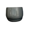 New 5" D Charcoal Gray Potbelly Shape Plant Planter Pot