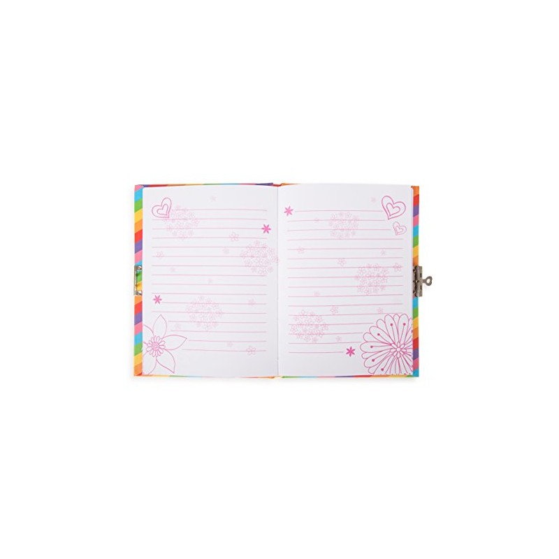 Michel-Toys Unicorn Diary, Cardboard, Multicolour, 18 x 13.5 x 1
