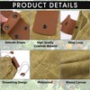 GEZHANGQUAN Collapsible Foraging Bag, Mushroom Storage, Leather, Foldable Canvas Belt