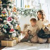 Shitailu Christmas Photo Frame Ornaments, DIY Unfinished Wood Picture Frame