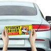 6pcs Funny Student Driver Car Magnets, Cute Reflective New Driver