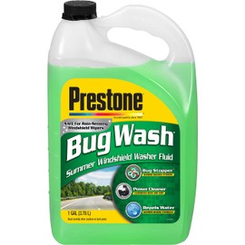 Prestone AS657-6PK Bug Wash Windshield Washer Fluid, 1 Gallon (Pack of 6)