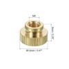 QUARKZMAN Knurled Thumb Nuts, Pack of 6 M5 x D12