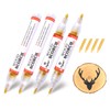 SUIUBUY 4 PCS Scorch Pen Marker Wood Burning Pen, Chemical
