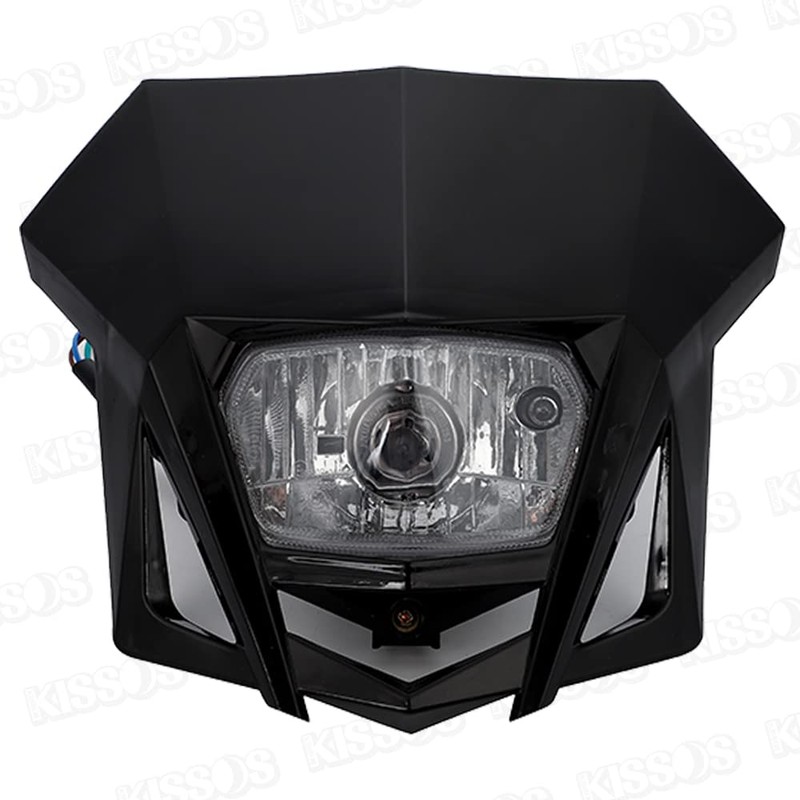 Off-Road Headlight Cowl Motocross Street Headlamp Front Mask Bike Dirt
