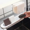 Telescopic Sponge Holder for Kitchen Sink,Dish Cloth Hanger,Brush Holder,Detachable Dish