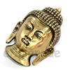 eSplanade Brass Buddha Face Wall Hanging Idol Statue Figurine Murti