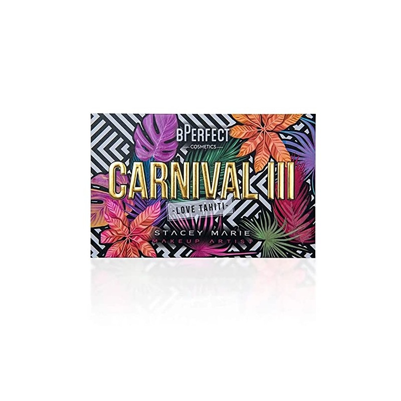 BPerfect Paleta de sombras Carnaval III Love Tahití con 40