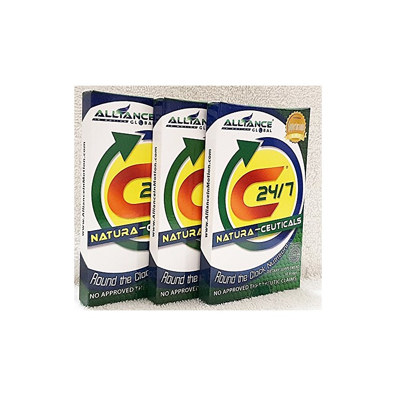 C24/7 Natura- Ceutical 3 Boxes Dietary Food Supplement of 10