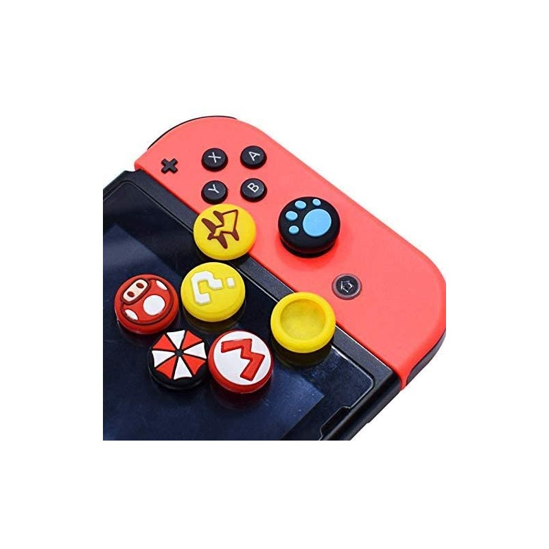 Silicone Analog Thumb Grip Stick Set Joystick Cap Thumbstick Cover