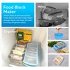 Zip Standing Silicone Freezer Trays with Lid,1-cup Soup Freezer Container