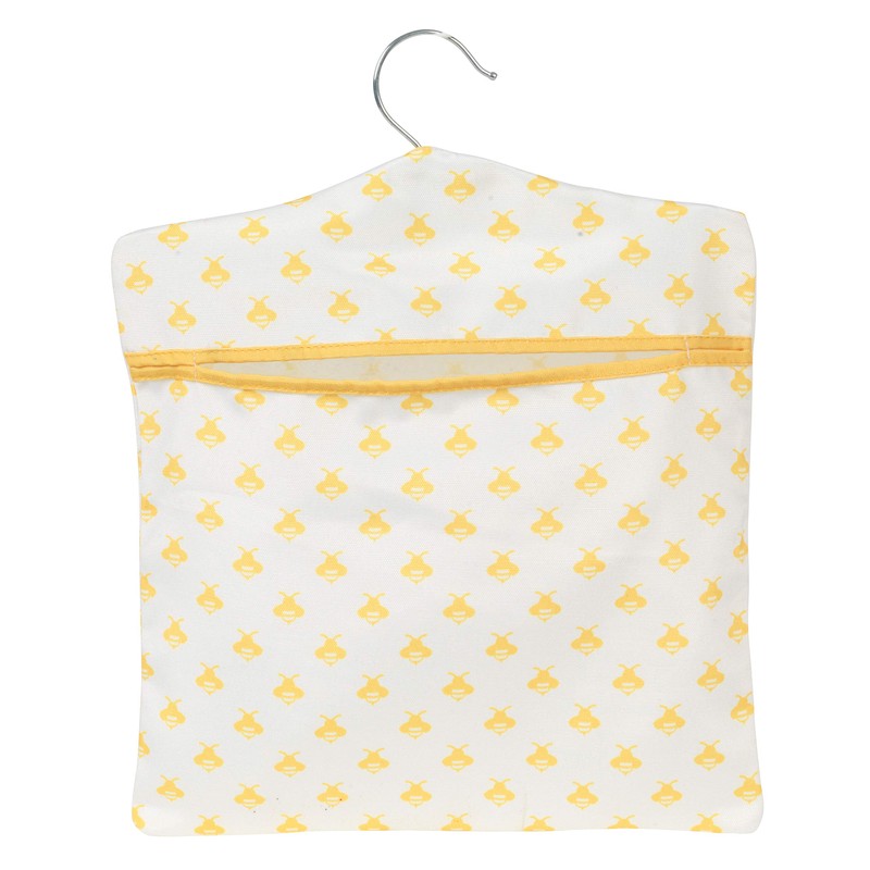 Kleeneze® KL081575EU7 Bee Design Hanging Peg Bag | Easy Hanging