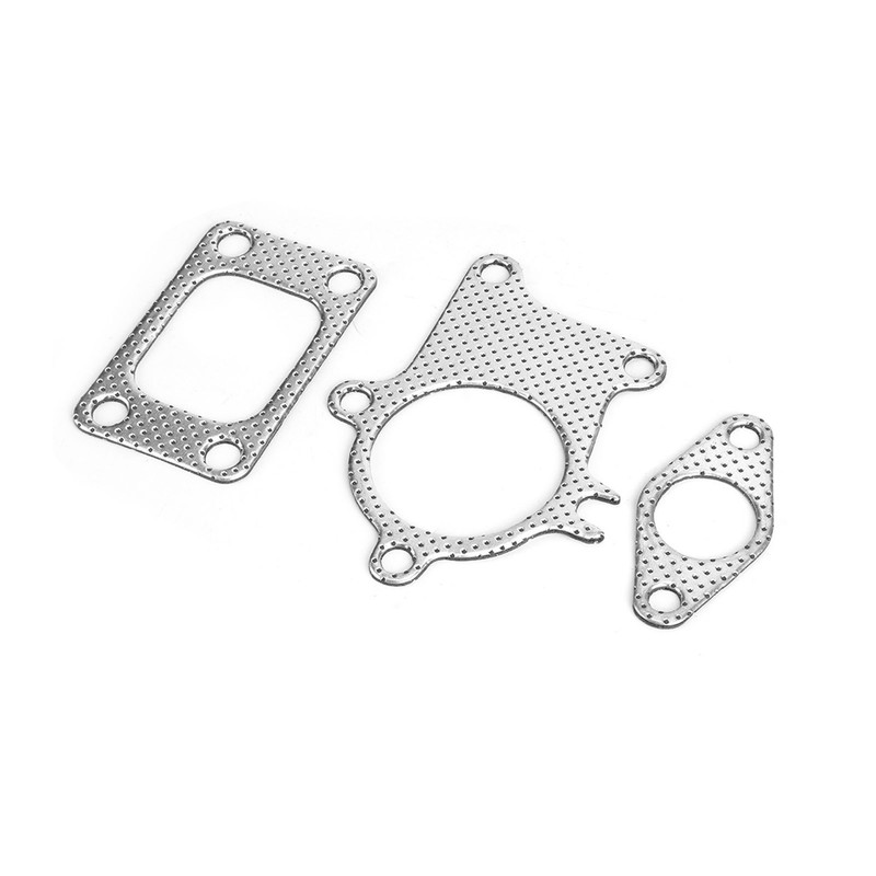 38mm/1.5in Gasket 5Bolt Downpipe Combo Kit Fitting for T3/T4 Turbocharger