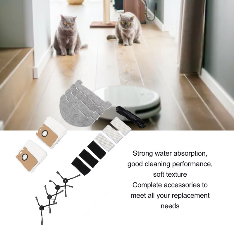 Floor Sweeper Accessories Set Easy to Change Soft Strong Water