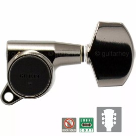 GOTOH NEW Gotoh SG381-01 LARGE BUTTONS L3+R3 Tuning Keys Tuners Set 3x3 - COSMO BLACK