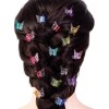 KH 10 Pares De Mini Pinzas Mariposa Colores Cabello Niñas