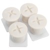 Abaodam 8Pcs Slide Fixing Screw Caps Plastic Replacement Covers for